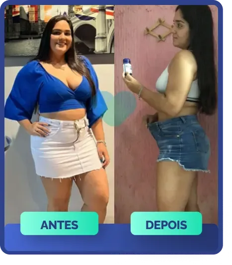 Antes e depois de cliente usando Ozenvitta